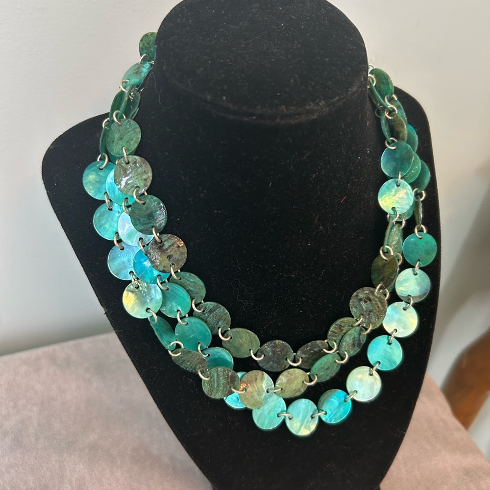 Sea Glass Shell Necklace